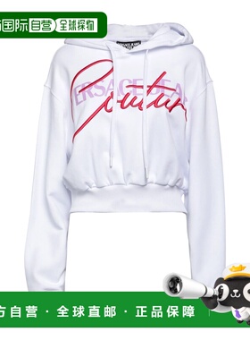 香港直邮versace 范思哲 女士 连帽运动衫 white白色 舒适时尚