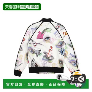 蓝色 香港直邮KENZO AW2018 F752BL05555A01 图案印花棒 女士西服