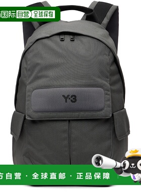1h可退 香港直邮潮奢 Y-3 男士 灰色小号双肩包 KB5854 colorful
