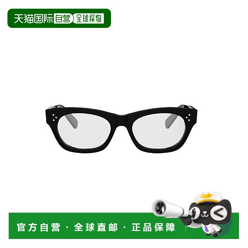 香港直邮CELINE 女士眼镜 CL50166I001 AW2025 黑色 1OQT5CI0A