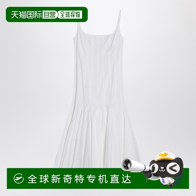 1h可退 香港直邮潮奢 Jacquemus 女士 La Agave 长袍白色连衣裙 2