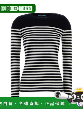 1h可退 香港直邮Prada 普拉达 女士 刺绣羊毛毛衣 P24Z2QSOOO19IH