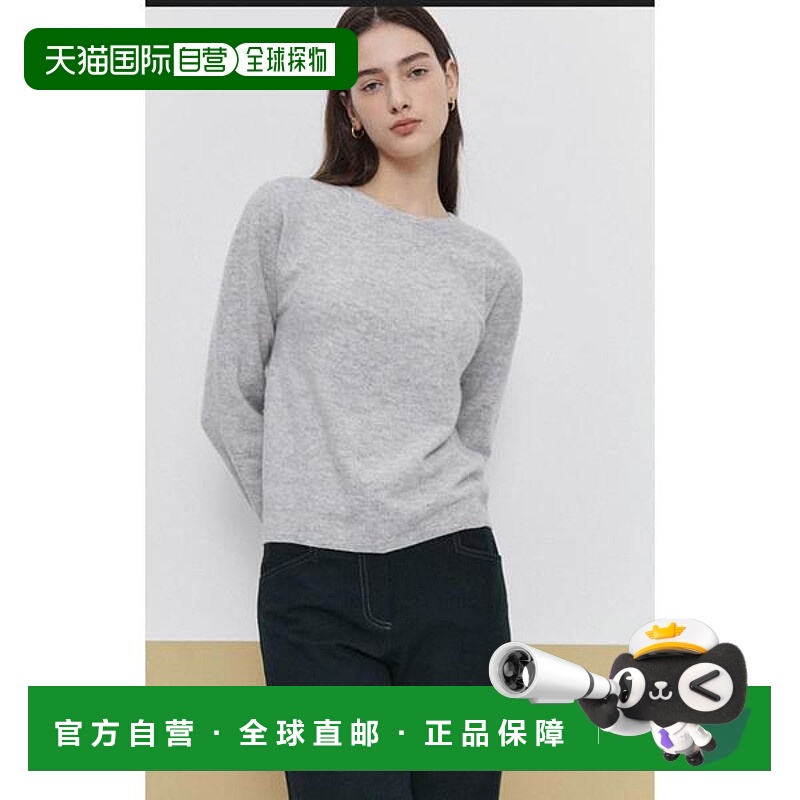 韩国直邮THE IZZAT TheiJust 女士羊毛雷格兰套头针织衫 IN9A1PO0