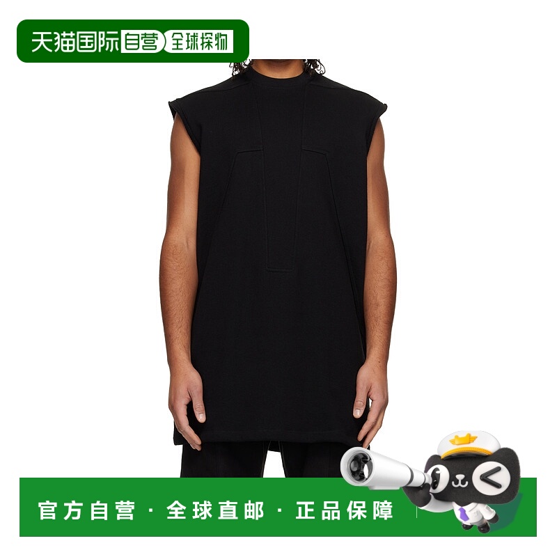 香港直邮RICK OWENS 男士大衣 RU02E1168JTC09 AW2025 黑色