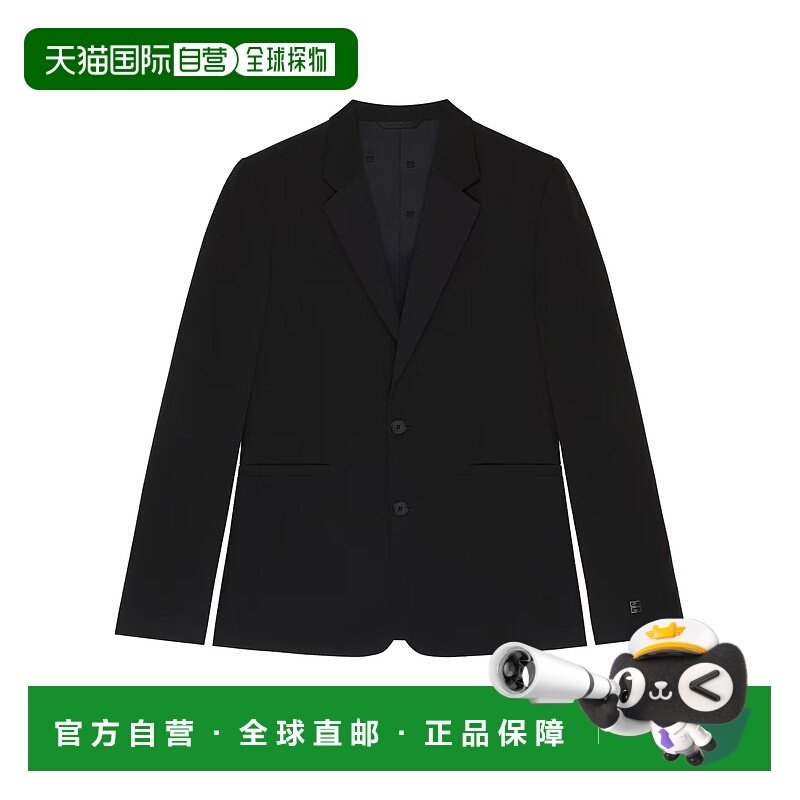 香港直邮GIVENCHY 男士西服 BM30EX14DL001 AW2024 黑色 长袖初剪