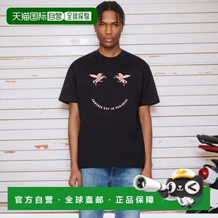 香港直邮Givenchy 纪梵希 男士 黑色 Unicorns Embroidery T 恤 B