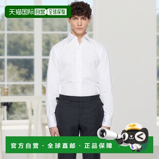 香港直邮Tom Ford 汤姆 福特 男士 白色 Poplin Slim Fit 衬衫 HS