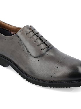 【美国奥莱】直发 Thomas & Vine Morey 穿孔牛津鞋 - 炭灰色