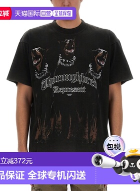 1h可退 香港直邮Represent 男士 棉质水手领T恤 MLM41135003