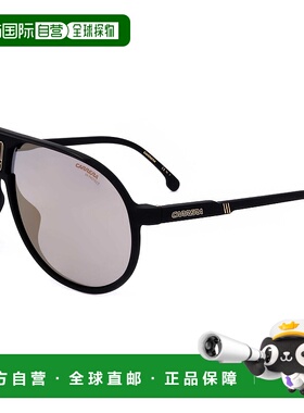 自营 Carrera中性款62毫米灰色太阳镜-哑光黑色 美国奥莱直发