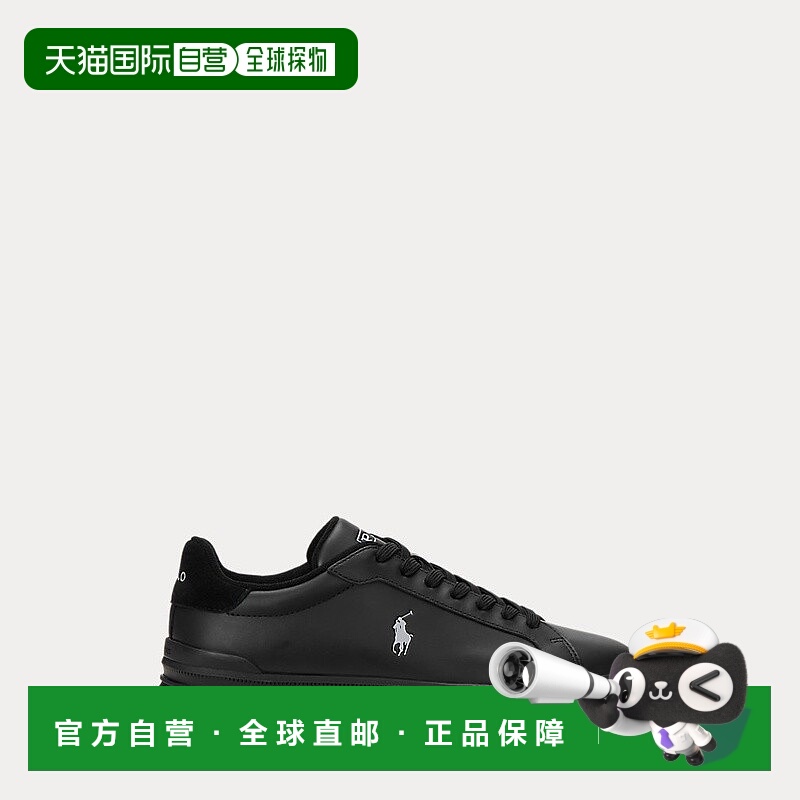 自营欧洲直邮RALPH LAUREN拉夫劳伦Polo Sport传统CourtII皮革运