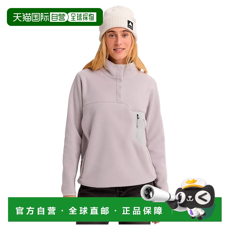 香港直邮BURTON Cinder 半拉链抓绒衣 中性户外