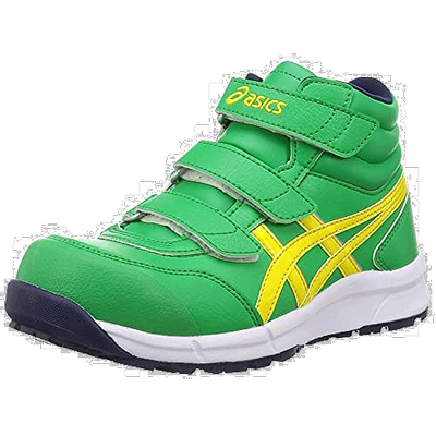 【日本直邮】ASICS 安全靴  CP302 24.0 cm 3E绿草/亮黄亚瑟士