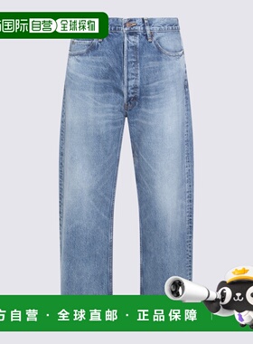 香港直邮CELINE 男士牛仔裤 2N785930FGFV6 SS2026 蓝色 WESLEY J