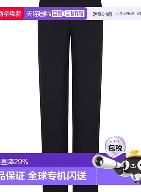 香港直邮Armani阿玛尼男士九分西裤蓝色直筒百搭休闲11P0M01506