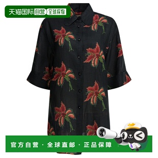 香港直邮VALENTINO 女士衬衫 8B3AA0F5A5MD5Y SS2026 黑色 Shirts