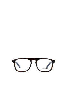 SAINT LAURENT 男士眼镜 SL157007 CO 黑色 徽标平光镜