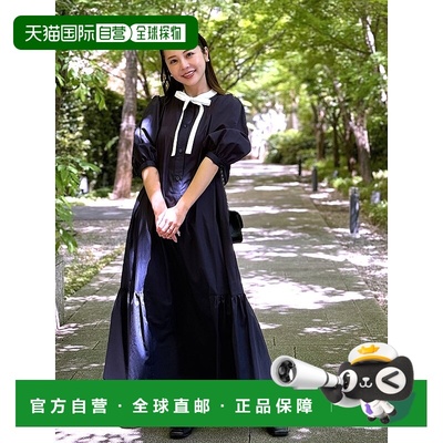 1h可退 日本直邮ST.ROONEY 女装 蝴蝶结系带270度鱼尾裙摆易打理