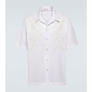刺绣棉府绸保龄球衬衫 男士 000276 华伦天奴 Valentino
