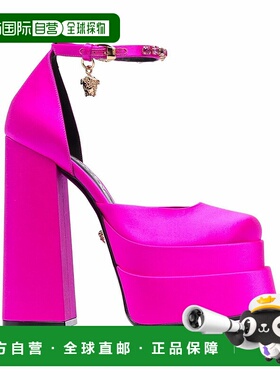 香港直邮VERSACE 女士高跟鞋 1002005DRA671PA4V AW2024 紫红色