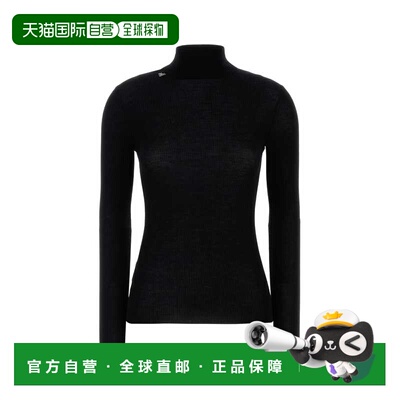 香港直邮PRADA 女士针织衫 P26567SOOO18PXF0002 SS2026 黑色