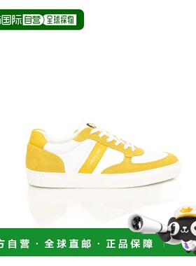 自营Cerruti 1881 Cowhide Men Men's Sneaker - yellow 美国奥莱