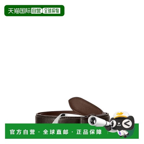 1h可退 日本直邮Barca 男装 鳄鱼压纹牛皮皮带 柔软贴合设计 pmo-