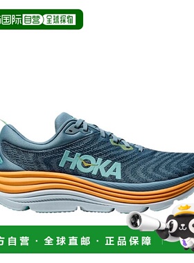 自营欧洲直邮HOKA GAVIOTA 5 男士蓝绿色网布户外鞋新款