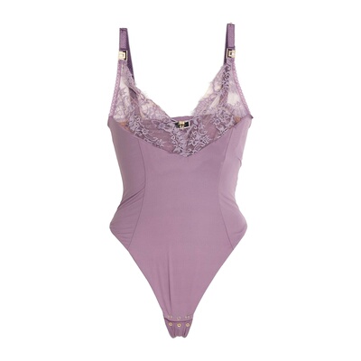 香港直邮潮奢 Elisabetta Franchi 女士 连体衣 purple紫色 舒适