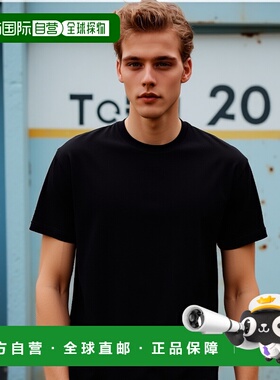 1h可退 日本直邮BODHI 男士高级棉羊绒丝绸混纺短袖T恤 BD25SSMJ0