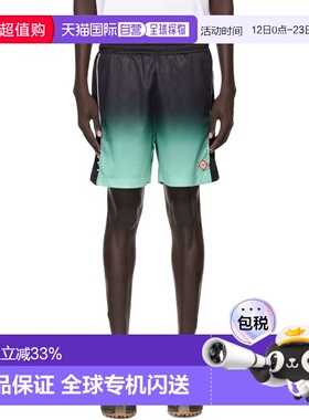 1h可退 香港直邮潮奢 Casablanca 男士 黑色 & 绿色 Gradient Mon