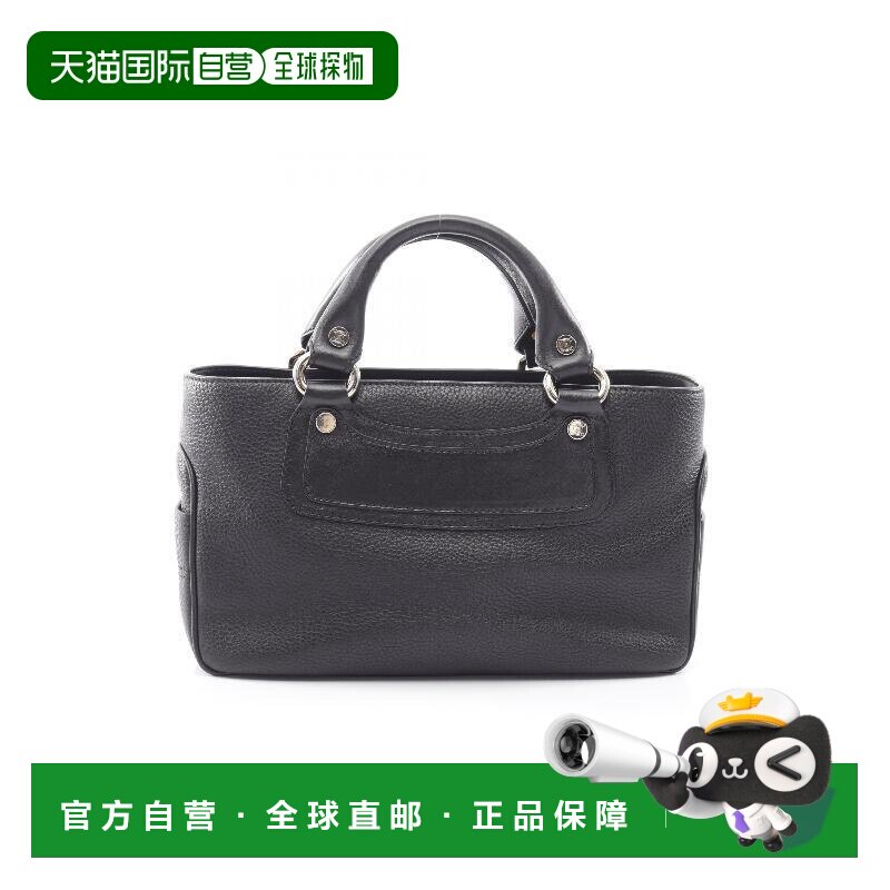 日本直邮中古Celine赛琳女包A级95新boogie bag凯旋门牛皮手提包图片