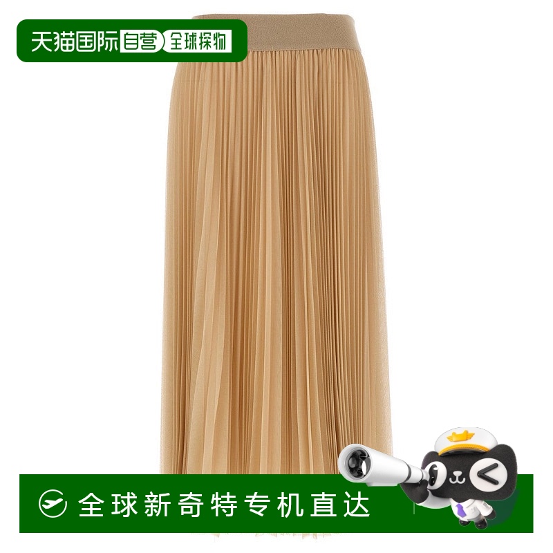 自营 fabiana filippi褶皱薄纱迷笛裙-中性色 美国奥莱直发