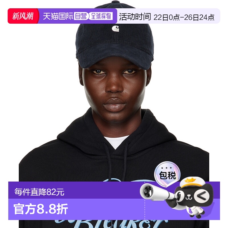 1小时内可退 香港直邮潮奢 Carhartt 卡哈特 女士 海军蓝 Harlem