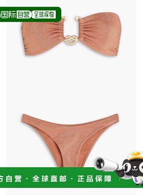 1h可退 香港直邮潮奢 ZIMMERMANN 女士 精饰抹胸比基尼 1204WSS24