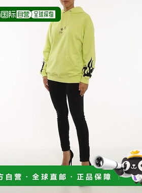 香港直邮GIVENCHY 女士针织毛衣 BWJ01C3Z60725 AW2024 黄色 Cott