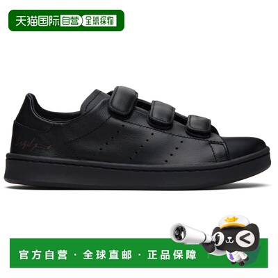 香港直邮潮奢 Y-3 男士 黑色 Stan Smith Hook-And-Loop 运动鞋 H