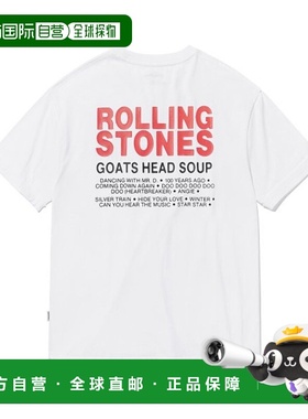 韩国直邮VIVASTUDIO 男士T恤ROLLING STONES TEE [WHITE] P0000GR