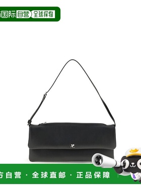 自营Courreges CUFF LEATHER女式胸针-黑色 美国奥莱直发