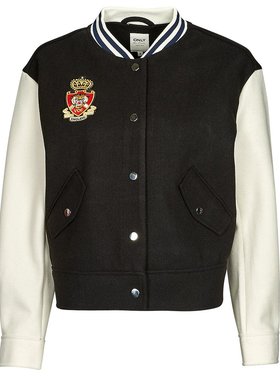Only 女士 ONLWEMBLEY L/S COLLEGE JACKET CC PNT 夹克衫 黑色