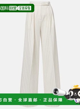 1h可退 香港直邮潮奢 MaxMara 麦斯玛拉 女士 Clarion 棉质亚麻直