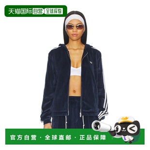 女士 Wales Bonner KG3 1h可退 天鹅绒拉链夹克 香港直邮Adidas