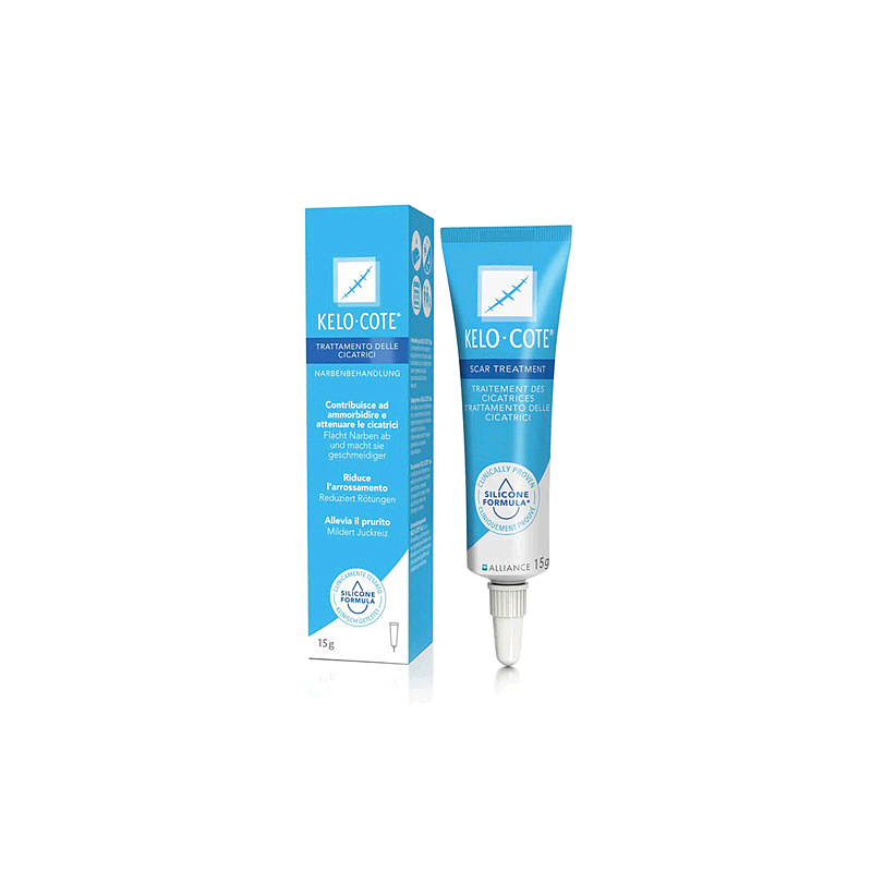 欧洲直邮疤克Kelocote芭克祛疤膏15g淡化新旧疤痕手术缝针烫伤疤