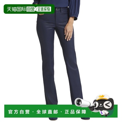 自营NYDJ Marilyn Starless Sky Coated Straight Leg Jean - blu
