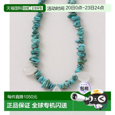 1小时内可退 日本直邮NOBLE STEEN/斯汀 萨马尔罕蓝色项链吊坠