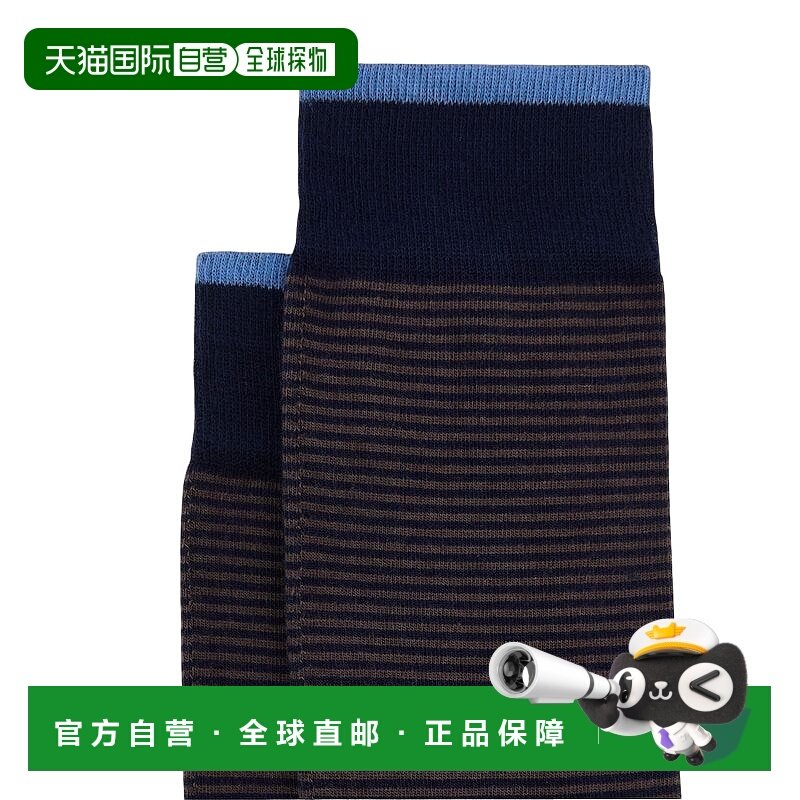 香港直邮HOGAN 男士袜子 KSMF651943SP28U808 AW2025 蓝色 条纹图