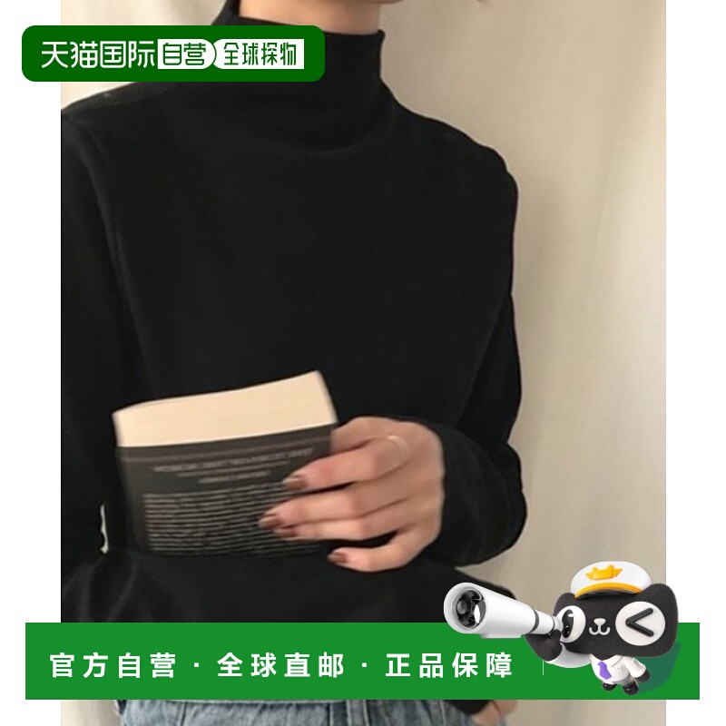 1h可退 日本直邮sorule 女士经典瓶颈设计T恤 冬季暖心首选 贴身