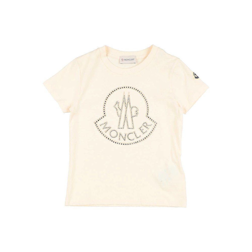 潮奢 Moncler 盟可睐 女童 T恤童装 beige米色 舒适时尚