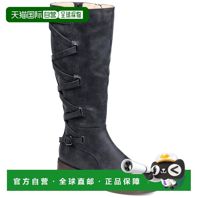 1h可退 【美国直邮】Journee Collection 女士宽小腿 Carly 靴子