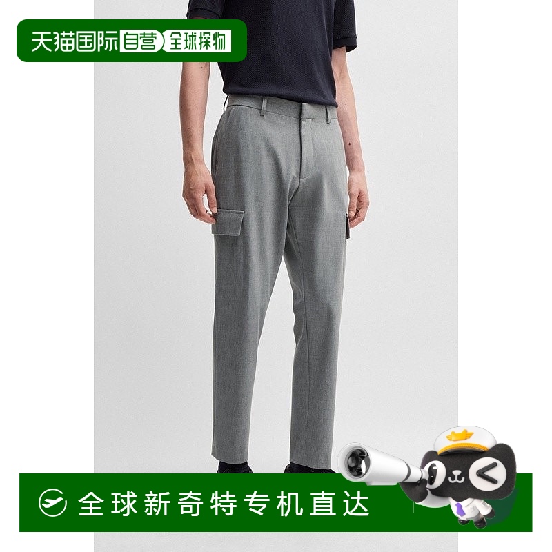 欧洲直邮HUGO BOSS雨果BOSS BLACK采用高性能弹力面料制成锥形工